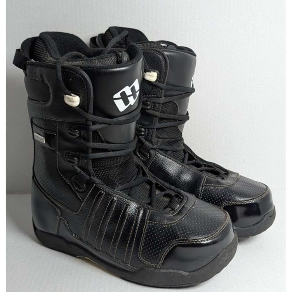 Morrow Snowboard Boots Men's‎ US 8 Black Lace-Up Winter Snow Gear All Mountain